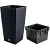 PROSPERPLAST Rato square DRTS265 S433 pot à fleurs, , boîte à fleurs, anthracite