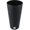 Bloempot Buiten Hoog Rond Rato Tubus 40cm ANTRACIET Prosperplast