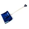 Sneeuw schuiven met Alpin1 sneeuwschuiver hout - blauw