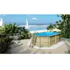 Piscine en bois Nemo 579x349 - H.145 m fixations à sceller - BAS7304OS...