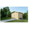Abri de jardin 9 m² - couleur naturel - porte double - Ép. 28 mm DOM53...