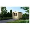 Abri de jardin bois - ALTANKA - DOM521 - Couleur naturel - Porte doubl...
