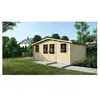 Abri de jardin 25m² - couleur naturel - porte double - Ép. 40mm DOM612...