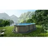 Piscine de jardin en bois - 6,53x4,41  x H.1,31m - avec filtration - ALTANKA