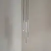 Sigma Sopel Lux 3 Hanglamp - 3 Zilveren Buizen, Modern Design
