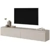 SELSEY Meuble TV - SENEY - 175 cm - taupe (gris-beige)
