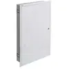 Tableau de distribution encastré - Acier blanc - 5x24 modules - IP30 K...