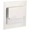 KANLUX Applique led escalier Carré 0,8W DC12V Acier inoxydable sabik - Blanc du Jour 6500K