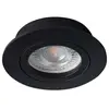 KANLUX Support de spot encastrable perçage 70mm rond Noir KL-22432