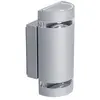 Kanlux 22443 Lampe murale en aluminium moulé sous pression Gris semi-circulaire