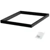 KANLUX Cadre de Fixation Carré Saillie pour Dalle led 600x600mm Noir