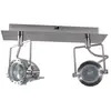 KANLUX Applique Murale / Plafonier en Saillie GU10 PAR16 2X50W Ø70mm 320mmx60mm IP20 Argent