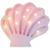 LITTLE LIGHTS Lampe Veilleuse Coquillage Sirènes Roses