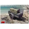 1:35 MiniArt 35426 Ben Hur trailer K-52 aanhangwagen met Power Unit PE...