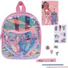 Sac à dos enfant - Disney - Stitch - Transparent - 24x21x6 cm - Accessoires inclus