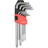 T10-T50 YT-0511 lot de 9 clés torx clés allen - Yato