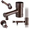 KADAX Collecteur deau de pluie avec vanne 90mm - brun IBCLZ1-090-BR