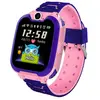 Montre intelligente rose étanche pour enfants avec GPS et mode classe