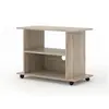 Meuble TV avec roulettes sous main universel Yogi 80 cm salon Hi-Fi co...