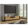 Meuble TV Nuka 160 cm en chêne artisan