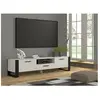 Mueble TV Stand Hi-Fi Nuka 200 cm Blanc Mat Salon Commode