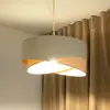 Lampe suspendue crémée