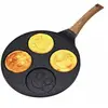 Kinghoff 1666 - Pannenkoekenpan gezichtjes - houten handvat - 26.5 cm