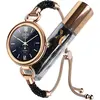 Maxcom, FW51 Crystal Jewellery Elegant Horloge met Stappenteller, Goud
