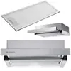 Janshop Telescopische afzuigkap 50cm Inox BT-233