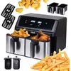 Eldom IDEAL Fettfreie Fritteuse Doppelhorizontal 9L 8 Funktionen - ink...