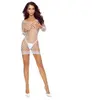 Passion - BS108 Bodystocking - Wit