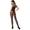 Passion - Woman Bs076 Bodystocking One Size Black