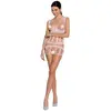 Passion - Woman Bs089 White Bodystocking One Size