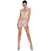 Passion - Woman Bs090 White Bodystocking One Size