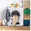 YOLEO Sécheur d'échappement Portable avec Ecran LCD,Sèche-linge Tambour en Acier Inoxydable,Capacité jusqu'à 4kg,Blanc