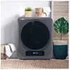 YOLEO Sécheur d'échappement Portable avec Ecran LCD,Sèche-linge Tambour en Acier Inoxydable,Capacité jusqu'à 4kg,Noir