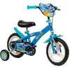 Vélo Enfant Disney - Stitch - Roues 12" - Age 3-5 ans - 1 frein - Stabilisateurs - Monovitesse - Bleu et Blanc - Produit HUFFY