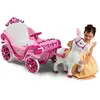 Huffy Disney Princess Royal cheval et calèche Voiture électrique à bat...