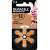 Duracell Piles Auditives Zinc-Air type 13, Lot de 6 piles