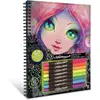 Nebulous Stars Black Pages Coloring Book