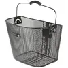 M-WAVE 431525 Panier pour vélo Noir Env. 37 x 26 x 25,6 cm