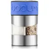 Bodum | Twin compacte Peper- en zoutmolen | RVS / Blauw