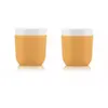 Set BODUM DOURO 2 tasses porcelaine avec manchon