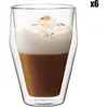 Bodum Titlis Double Mur Verre 6-Pièce Set, 0.35 Litre Capacité, Transp...
