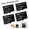 GAAK 128 Go Carte mémoire MicroSD TF Class10 haute capacité Micro SD TF Noir