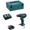 Perceuse-Visseuse MAKITA DDF482RTJ1 (1 x 5,0 Ah + DC18RC + MAKPAC 2)