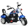 GOPLUS Moto Électrique pour Enfants 6 V à 3 Roues, 2,5-3km-h, Charge 30 KG, Scooter pour Enfants de 3 Ans+, 91x48x64 CM, Bleu