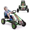 GOPLUS Kart à Pédales Vélo et Véhicule pour Enfants Siège Réglable Vol...