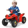 COSTWAY Quad Electrique pour Enfants 6 V 4,5 Km-H max. Voiture Buggy pour Enfants de 3Ans+ Rouge