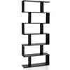 COSTWAY Bibliothèque/Étagère de Rangement à 6 Niveaux-80x23x191 CM de ...